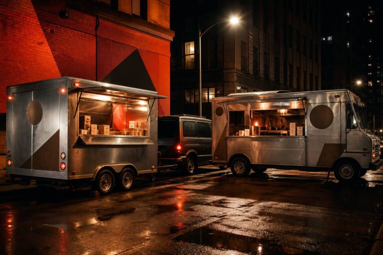 Remorque food truck ou camion aménagé : lequel choisir