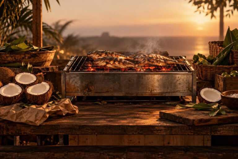 Découvrez les saveurs authentiques de la cuisine nauruane de street food
